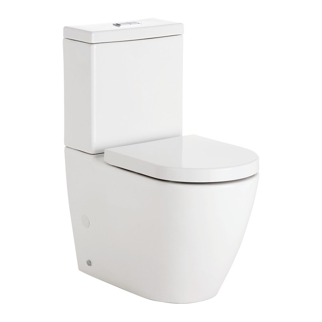 Fienza Empire BTW Toilet Suite R&T Cistern S-Trap - Back Inlet - K003A