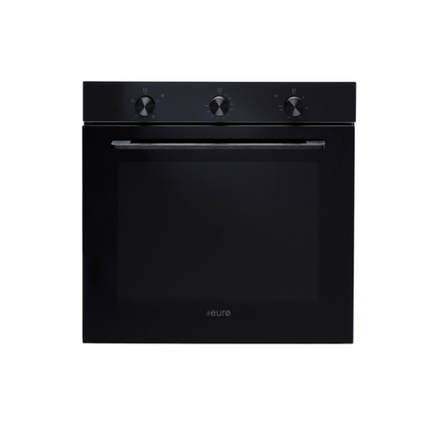 Euro Appliances 60cm Black 5 Function Oven - EO605VBK