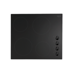 Euro Appliances 60cm Electric Glass Cooktop - ECT600CB
