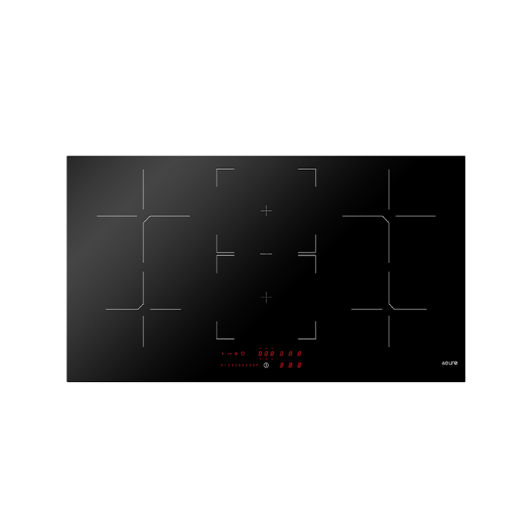 Euro Appliances 90cm Electric Induction Glass Cooktop - E900IDB2