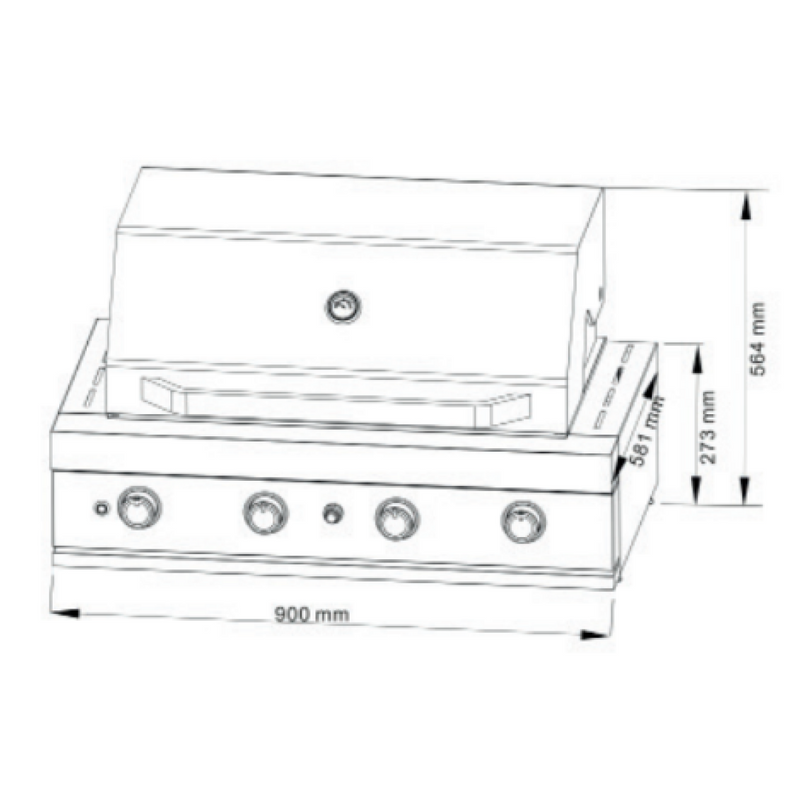 Alfresco 4 burner bbq online