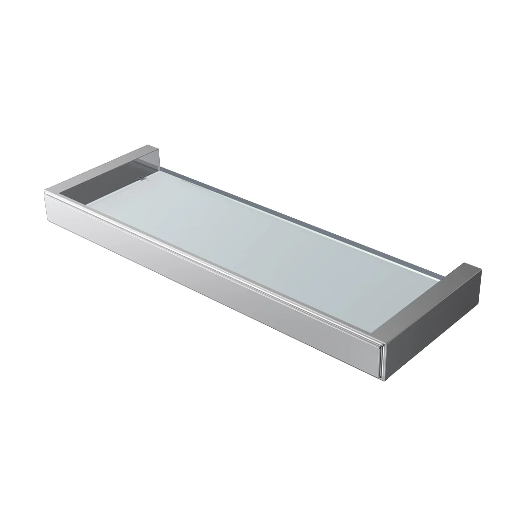 Parisi Ezia 350mm Glass Shelf - Chrome - KE.SH35