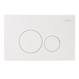Argent Grace Round Mechanical Flush Plate - Matte White - F5020MW