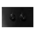 Argent Focus Pneumatic Comfort Round Flush Plate - Matte Black - F5230MMB