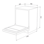 Franke Urban Fully-Integrated Dishwasher - Stainless Steel FCDW60FI