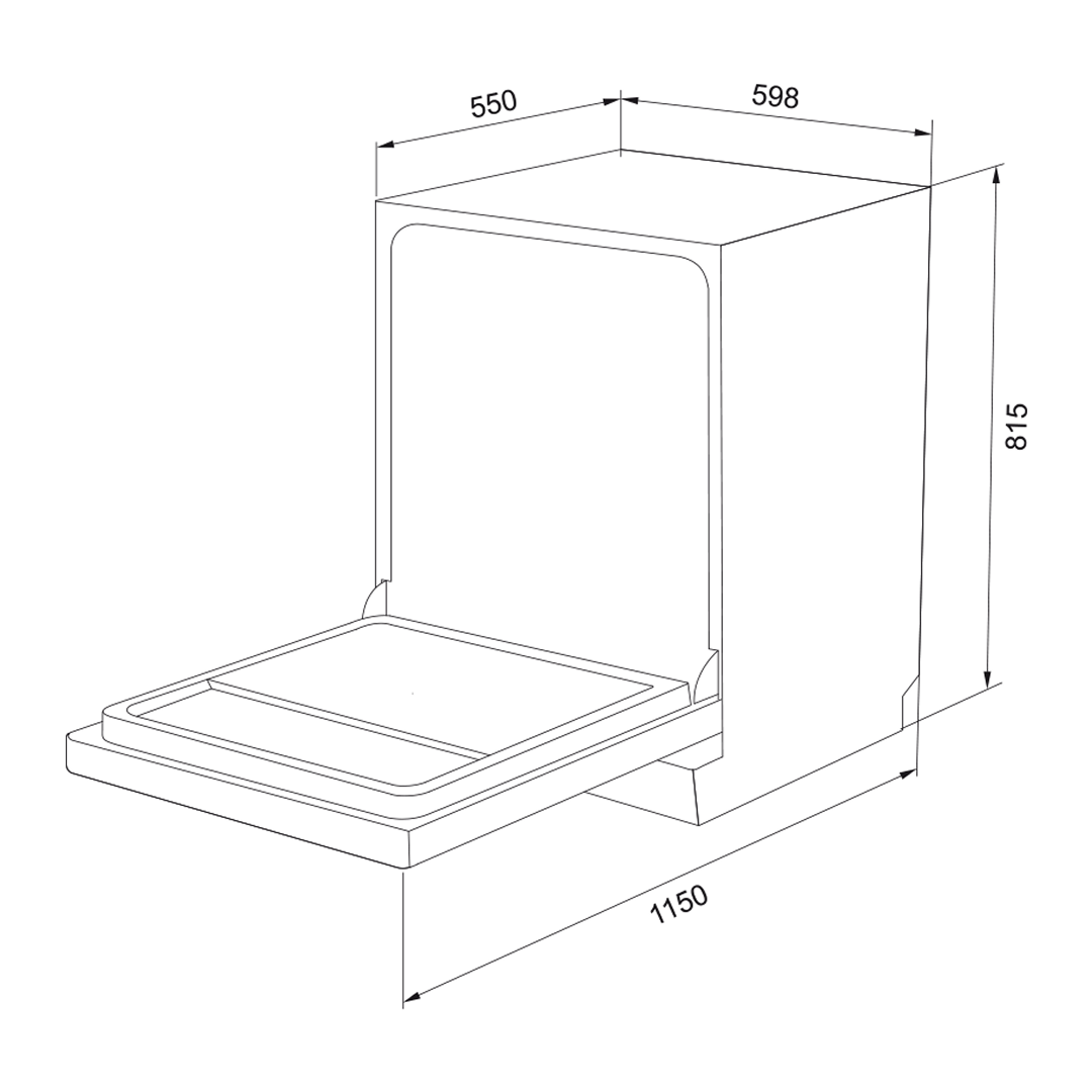 Franke Urban Fully-Integrated Dishwasher - Stainless Steel FCDW60FI