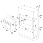 Franke Urban Electric 90cm 14 Function Oven FCE90M14B3 - Black Glass