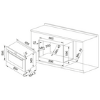 Franke Urban Electric 90cm 14 Function Oven FCE90M14B3 - Black Glass