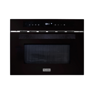 Franke Urban 45cm Built-In Combination Microwave Oven - Black Glass FCMWC38B1