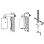 Rinnai Hot Water Flueing Kit - FFPPWALLKIT