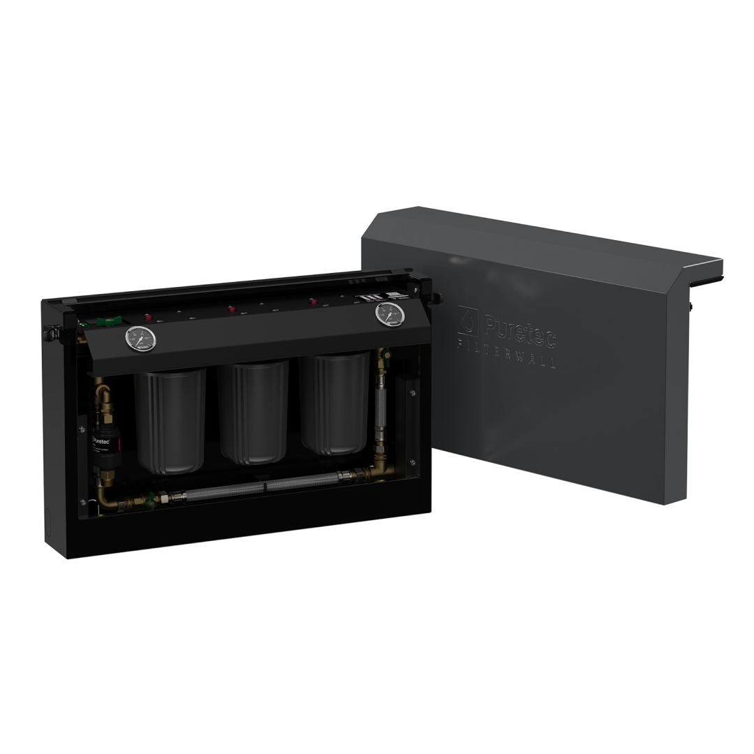 Puretec FilterWall F4 3-Stage Filter System - Charcoal - FILTERWALL-F4-CC-LF