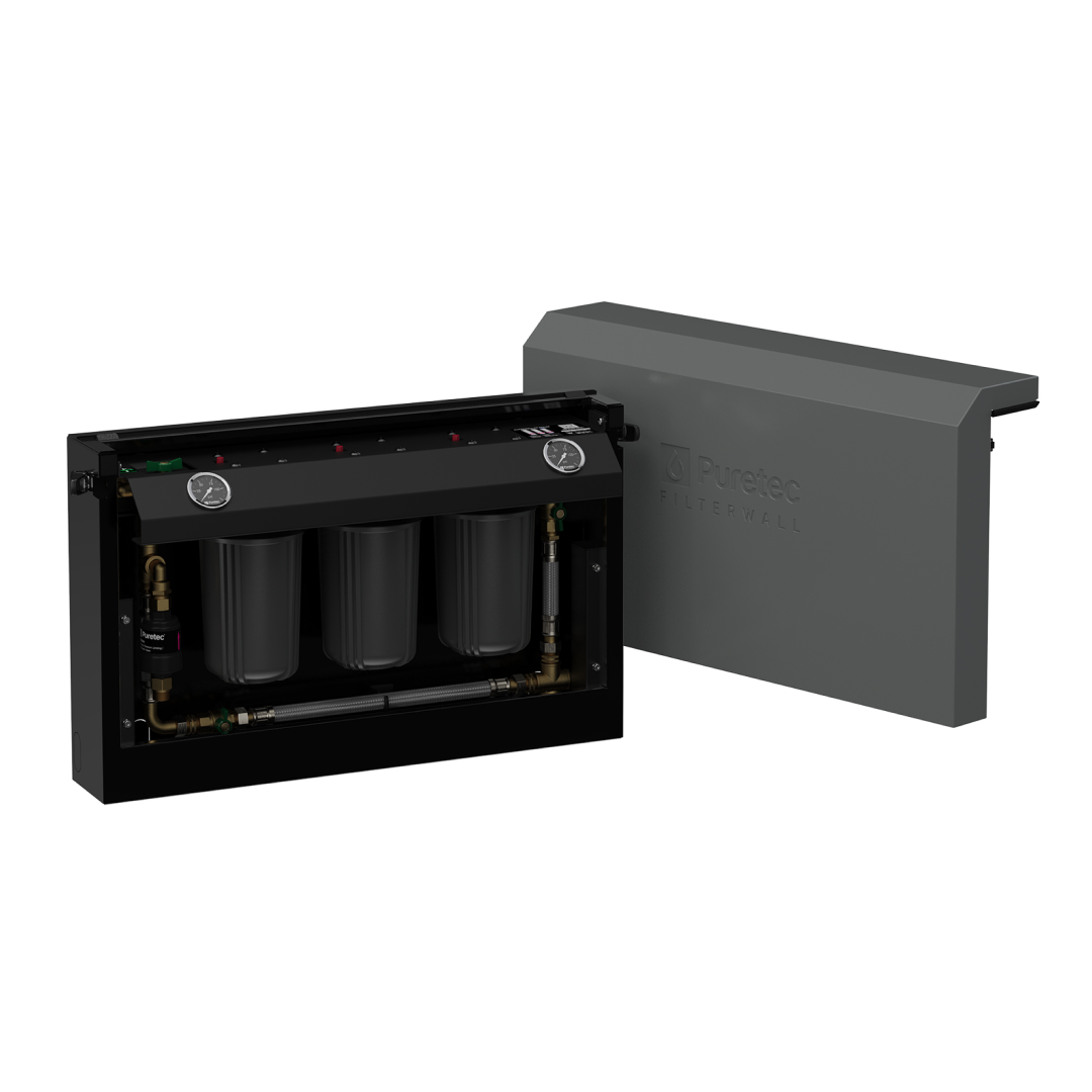 Puretec FilterWall F4 3-Stage Filter System - Mineral Grey - FILTERWALL-F4-MG-LF