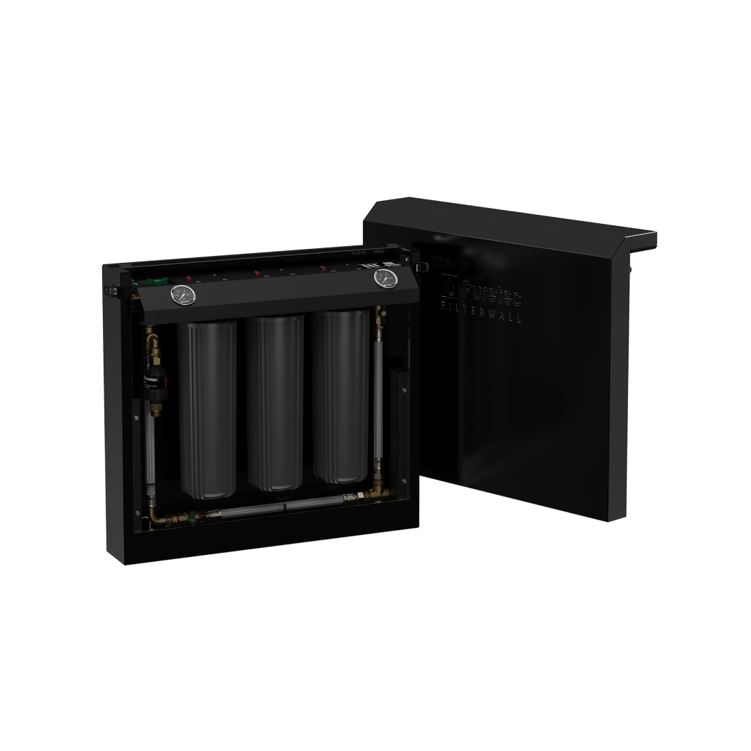 Puretec FilterWall F5 3-Stage Filter System - Midnight Black - FILTERWALL-F5-MB-LF
