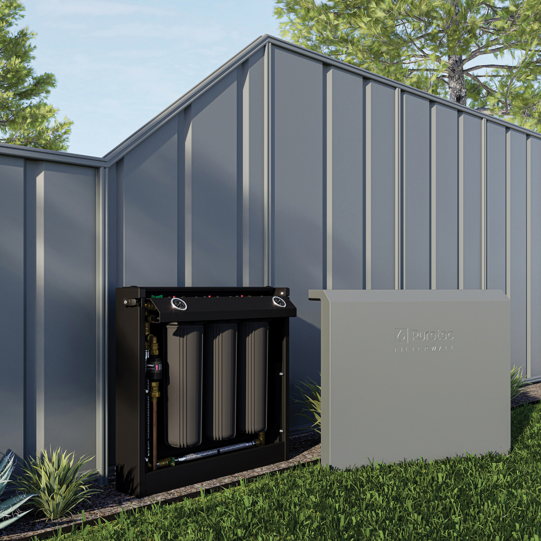 Puretec FilterWall F5 3-Stage Filter System - Mineral Grey - FILTERWALL-F5-MG-LF