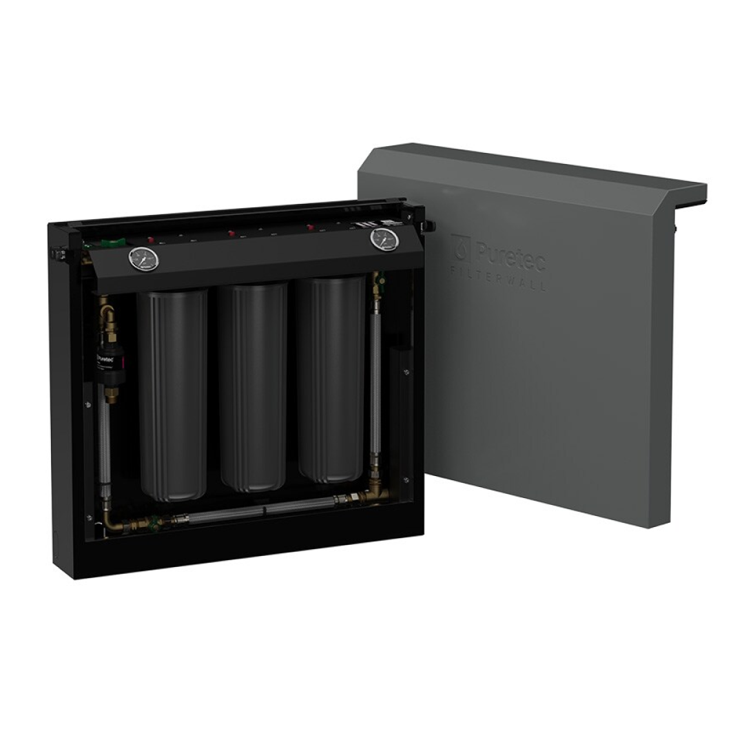 Puretec FilterWall F6 3-Stage Filtration System - Mineral Grey - FILTERWALL-F6-MG-LF