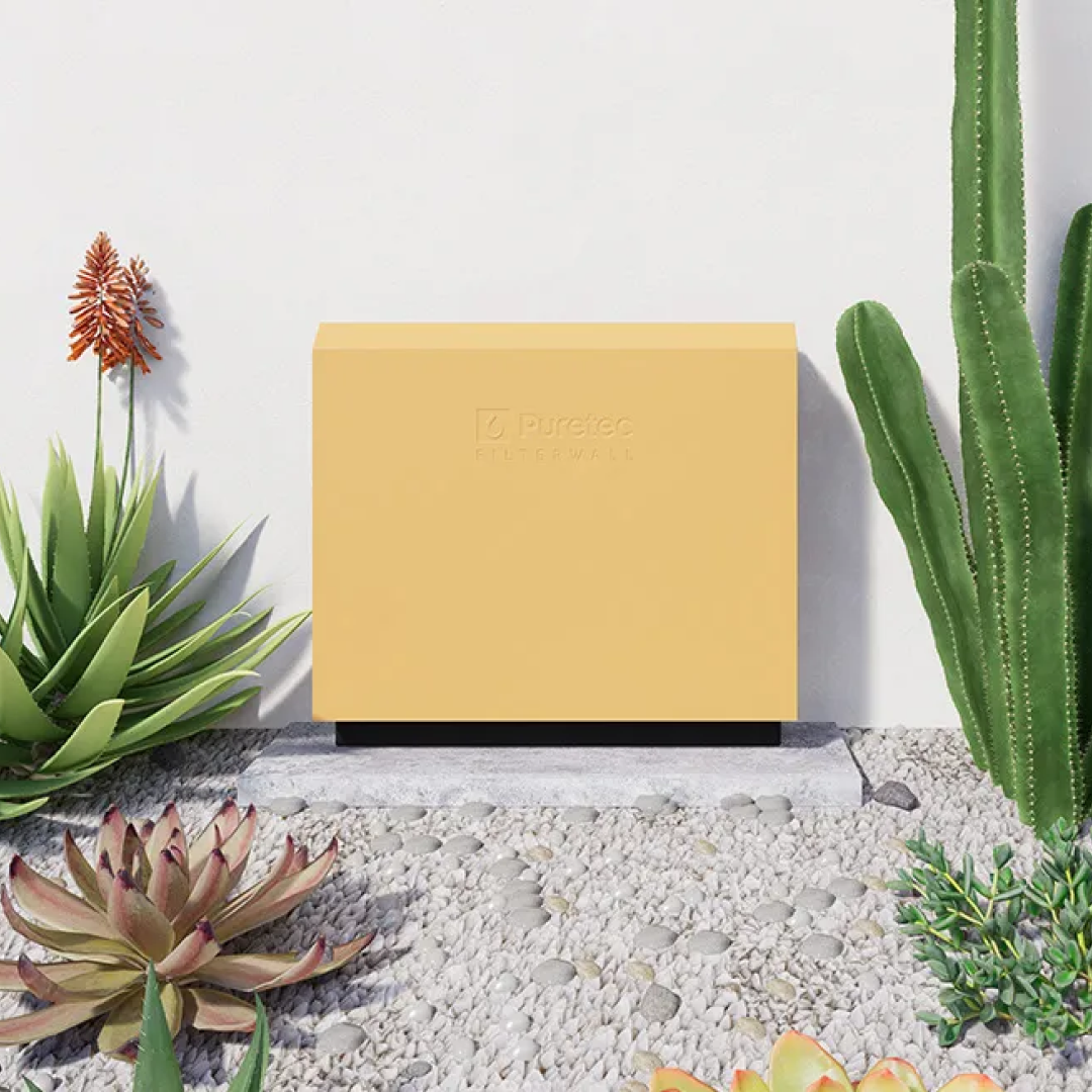 Puretec FilterWall F6 3-Stage Filtration System - LF Sweet Apricot - FILTERWALL-F6-SA-LF