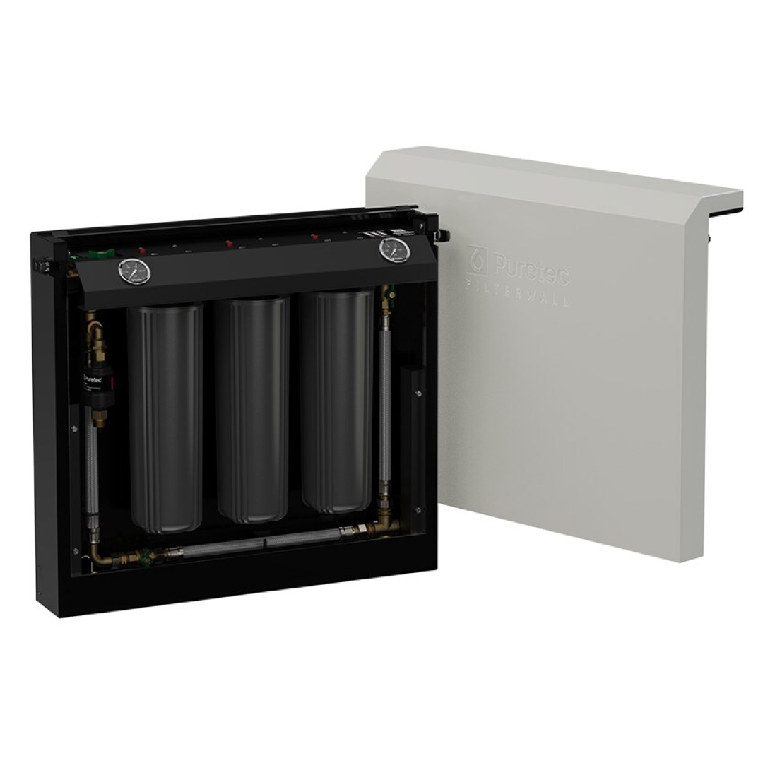 Puretec FilterWall F6 3-Stage Filtration System - Stone White - FILTERWALL-F6-SW-LF