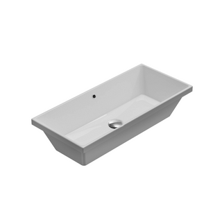 Globo Stockholm 750 Inset or Undermount Basin - Gloss White FO075BI