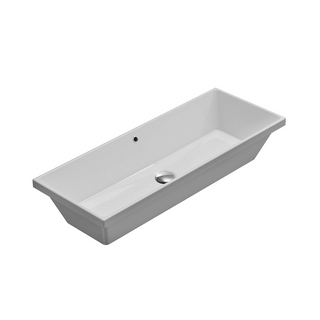 Globo Stockholm 900 Inset or Undercounter Basin - Gloss White FO090BI