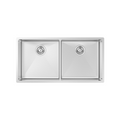 Abey Alfresco Topmount/Undermount Double Bowl Sink - 316 Stainless Steel - FRA400D
