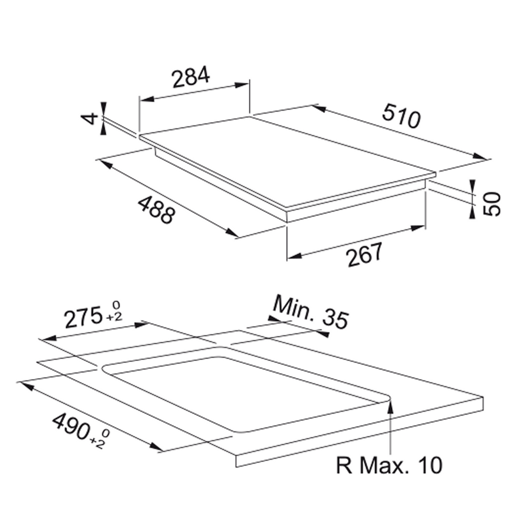 Franke Urban 30cm Electric Induction Cooktop - Black Glass FSM302IBK