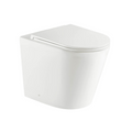 Turner Hastings WhisperFlush Floor Mounted Toilet Pan with Slim Seat - Matte White - FT503FP-MW-N
