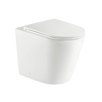 Turner Hastings WhisperFlush Floor Mounted Toilet Pan with Slim Seat - Matte White - FT503FP-MW-N
