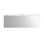 Parisi Riga+My Top 1200 Wall Mounted Cabinet with Porcelain Top - Matte White - Statuario Top - FV-RG-1200-MW-STH