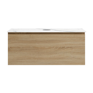 Parisi Rocki + MyTop 1000 Wall Mounted Cabinet with Honed Porcelain Top - Sahara - Statuario Porcelain Top - FV-RK-1000-SH-STH