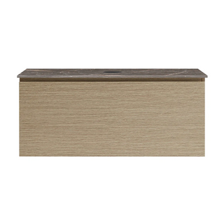 Parisi Rocki + MyTop 1000 Wall Mounted Cabinet with Honed Porcelain Top - Sand Plus - Ombra di Caravaggio Porcelain Top - FV-RK-1000-SP-OCP