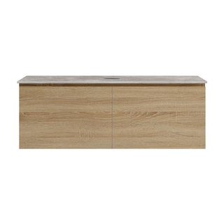 Parisi Rocki + MyTop 1200 Wall Mounted Cabinet with Honed Porcelain Top - Sahara - Portland Hood Porcelain Top - FV-RK-1200S-SH-PHH