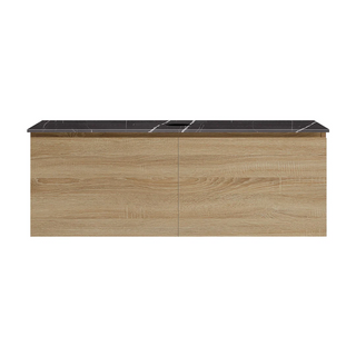 Parisi Rocki + MyTop 1200 Wall Mounted Cabinet with Honed Porcelain Top - Sahara - Sahara Noir Porcelain Top - FV-RK-1200S-SH-SAH