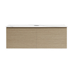 Parisi Rocki + MyTop 1200 Wall Mounted Cabinet with Honed Porcelain Top - Sand Plus - Statuario Porcelain Top - FV-RK-1200S-SP-STH
