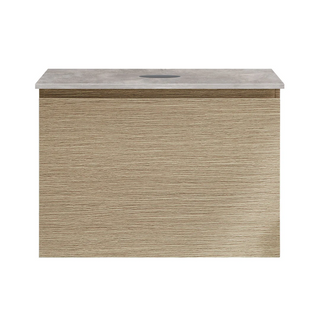 Parisi Rocki + MyTop 600 Wall Mounted Cabinet with Honed Porcelain Top - Sand Plus - Portland Hood Porcelain Top - FV-RK-600-SP-PHH