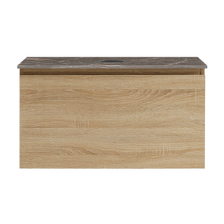 Parisi Rocki + MyTop 800 Wall Mounted Cabinet with Honed Porcelain Top - Sahara - Ombra di Caravaggio Porcelain Top - FV-RK-800-SH-OCP