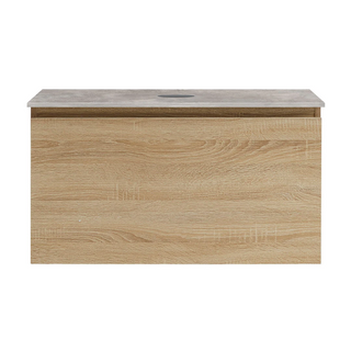 Parisi Rocki + MyTop 800 Wall Mounted Cabinet with Honed Porcelain Top - Sahara - Portland Hood Porcelain Top - FV-RK-800-SH-PHH