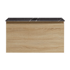 Parisi Rocki + MyTop 800 Wall Mounted Cabinet with Honed Porcelain Top - Sahara - Sahara Noir Porcelain Top - FV-RK-800-SH-SAH