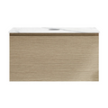 Parisi Rocki + MyTop 800 Wall Mounted Cabinet with Honed Porcelain Top - Sand Plus - Statuario Porcelain Top - FV-RK-800-SP-STH