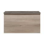 Parisi Rocki + MyTop 800 Wall Mounted Cabinet with Honed Porcelain Top - Steel Oak - Ombra di Caravaggio Porcelain Top - FV-RK-800-ST-OCP