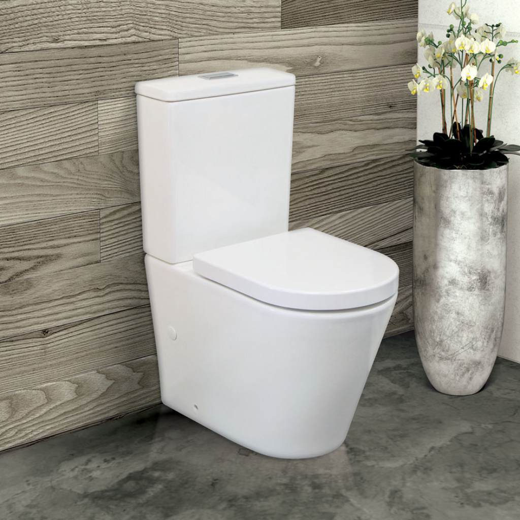 Fienza Isabella BTW Toilet Suite Geberit Cistern S-Trap - Bottom Inlet - K014GEA