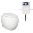 Fienza Rak Cloud Wall Faced S-Trap Toilet Suite - Geberit Sigma Cistern - 897550MWA