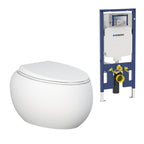 Fienza Rak Cloud Wall Hung Toilet Suite - Geberit Sigma Cistern - 757550MW