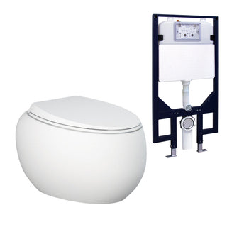 Fienza Rak Cloud Wall Hung Toilet Suite - R&T Cistern - 757750MW