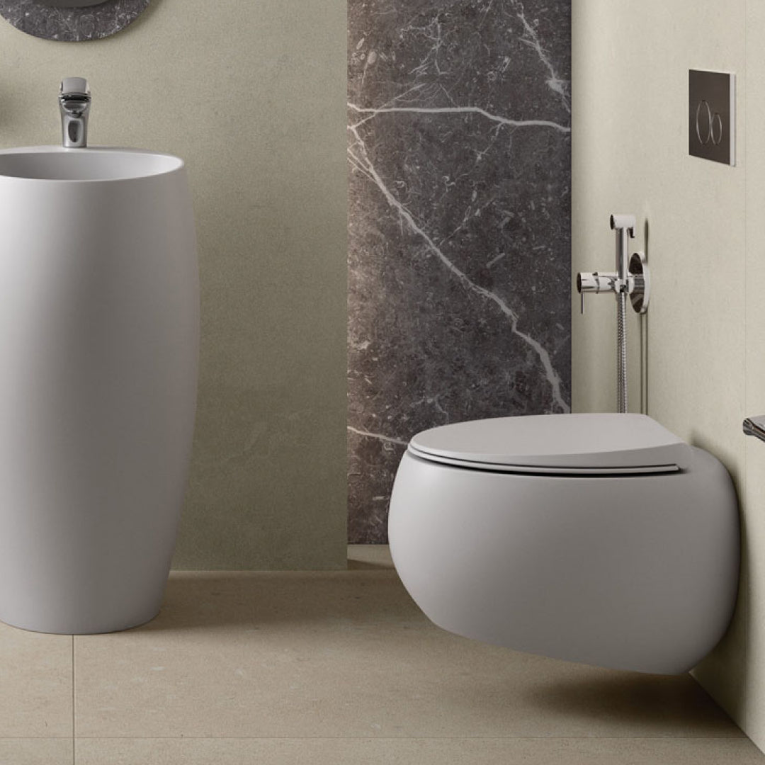 Fienza Rak Cloud Wall Hung Toilet Suite - Geberit Kappa Cistern - 757650MW