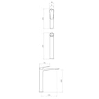 Parisi Float High Rise Basin Mixer - Chrome - FL.01-1HH