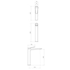 Parisi Float High Rise Basin Mixer - Fucile - FL.01-1HH.50