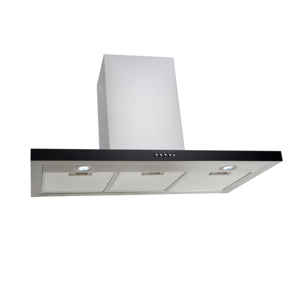 Euro Appliances 90cm Straight Canopy Extraction 900m3/h - EMT90CS