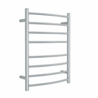 Thermorail 240V Curved 600 Round Ladder Heated Towel Rail - CR23M Polished Stainless Steel