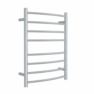 Thermorail 240V Curved 600 Round Ladder Heated Towel Rail - CR23M Polished Stainless Steel