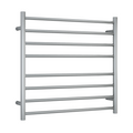 Thermorail 240V Round 750 Ladder Heated Towel Rail - SRB33M Brushed Stainless Steel